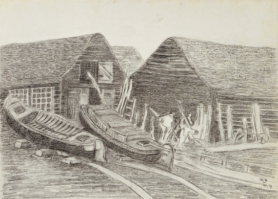   - Les chantiers de bateaux &agrave; Huizen