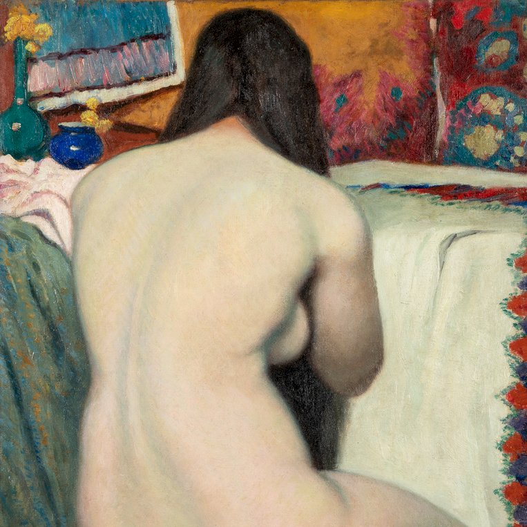 Louis-Gustave Cambier - Jeune femme nue vue de dos 