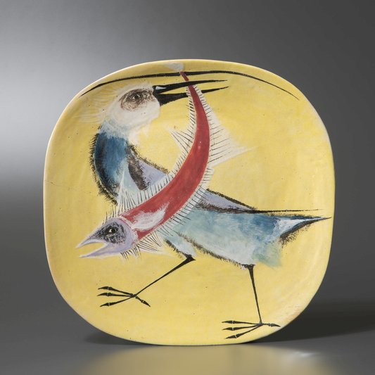 Roger Somville - Oiseau p&ecirc;cheur